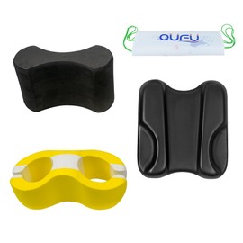 EVA Swim Training Set of 3 - Pull Buoy, Swim Kickboard, and Side Kick Ankle Board for Upper Body and Core Strength, Ideal Swim Training Aid for Unisex Adults, Juniors, and Beginners