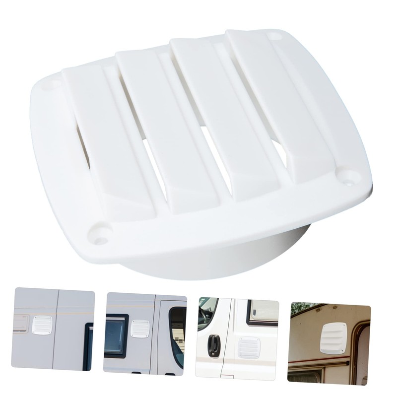 Mipcase Square Vent Cover Louvered for Boats and Rvs Design