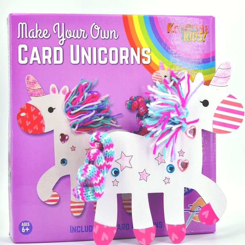 Kreative Kids Make Your Own 2Pc Card Unicorns