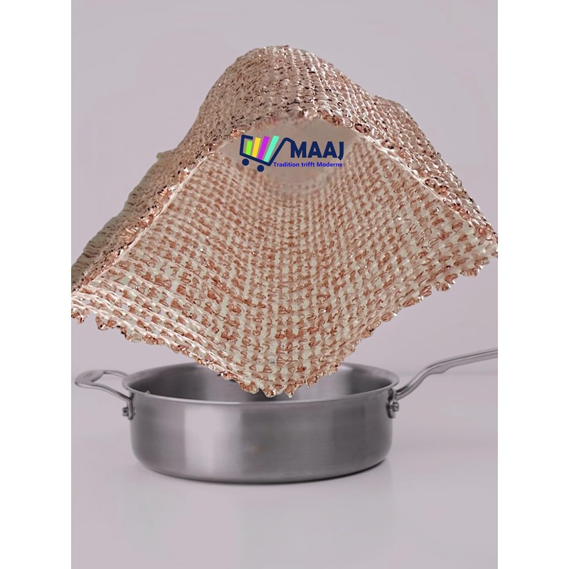 MAAJ Kupferlappen aus rostfreiem Reinkupfer - antibakteriell 15x13cm