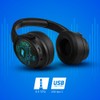Vorago HPB-401-LED Audifonos Inalambricos con Luz Led Rainbow Diadema Bluetooth