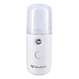Margavar Nano Mist Sprayer Portable for Home, Office, Car, Hydrating Facial Mist and Skin Care (White)