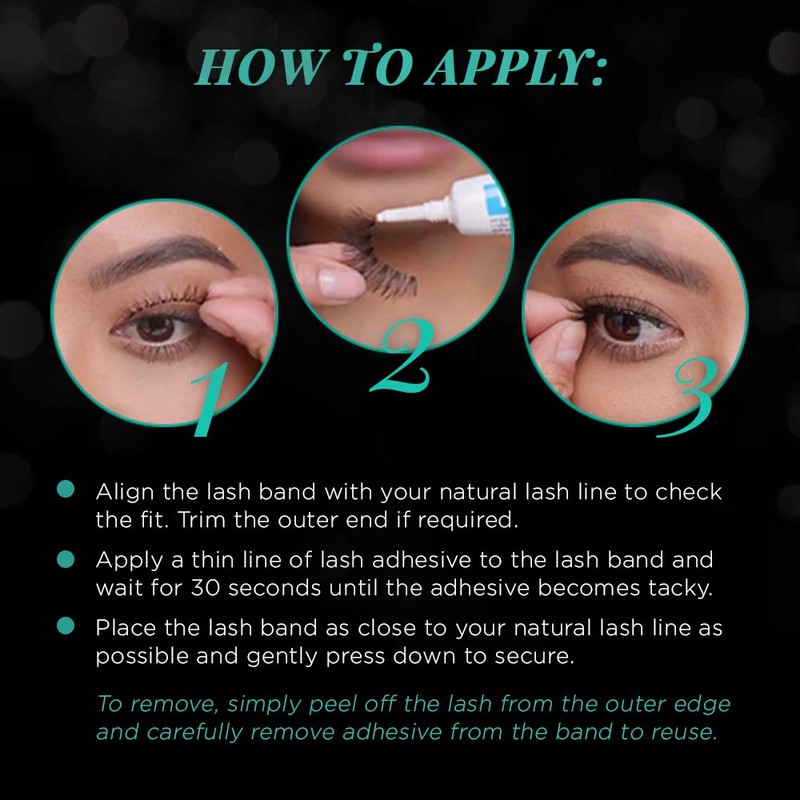 Ardell Natural Lashes False Eyelashes 108 - Black, Lightweight, Reusable