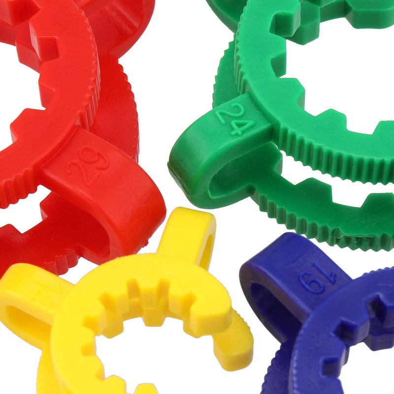 JEUIHAU 32 PCS Plastic Keck Clips, Keck Clamp, Plastic Joint
