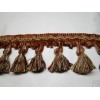 Unbranded 6 yards Tassel Fringe 3" BRICK-RED/RUST