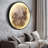 Dimmable Moon Wall Light 19.6 inch Wall Lights with Remote