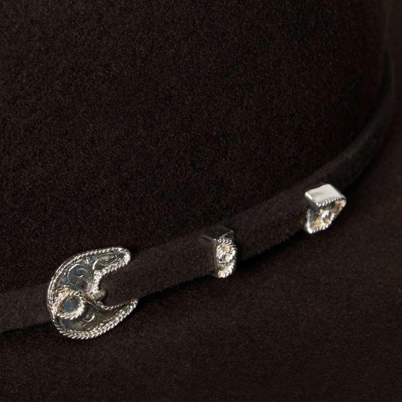 Stetson Men's 4X Corral Wool Felt Cowboy Hat Chocolate 6