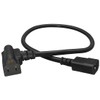 Power Splitter Cable, IEC C14 to C5 and NEMA 5-15R,