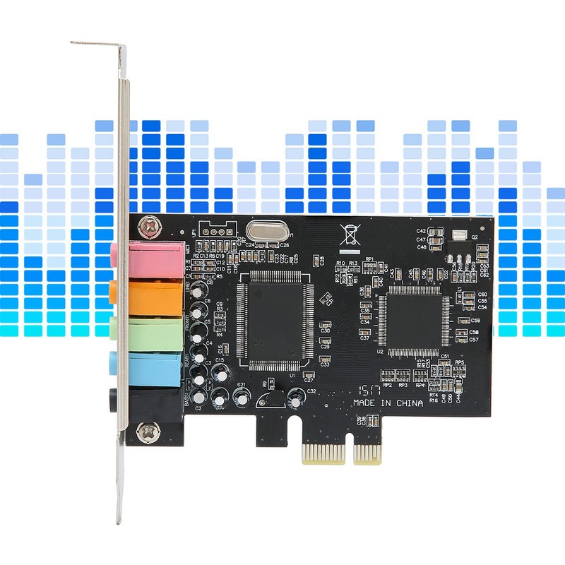 ASHATA PCIe Sound Card, 5.1 Internal Sound Card for PC