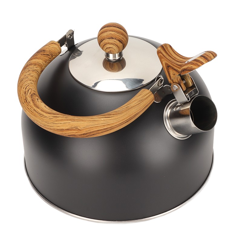 2.5L Stainless Steel Kettle Rustproof Prevent Scalding Whistling Teapot Tea