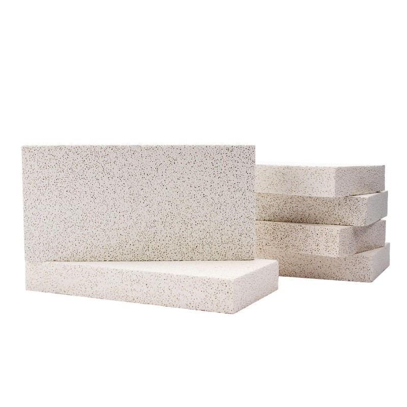 12 Pieces Insulating Fire Brick for Ovens, Kilns, Fireplaces, Forges