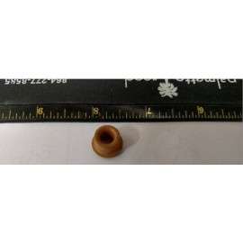 EYELET, CERAMIC TAN 1/4" ID, ".430 OD, ".550 FLANGE OD,"3/8 LONG AS SHOWN 10-837
