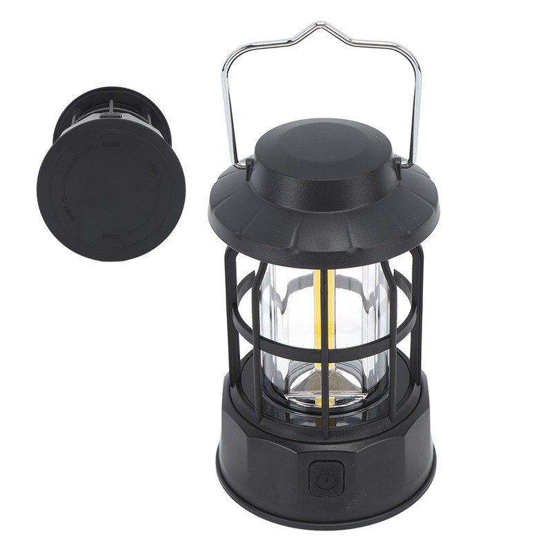 Rechargeable LED Camping Lantern Retro Portable Camping Lantern Survival Light