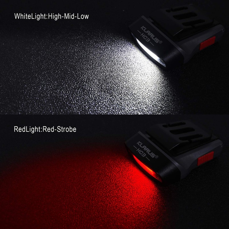 Klarus HC3 Rechargeable Motion Sensor Cap Visor Light - 100