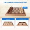 GSE Games & Sports Expert 16" Deluxe 3-in-1 Wooden Folding