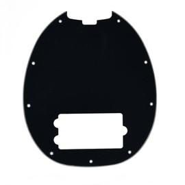 KAISH Bass Pickguard Fit for Musicman classic 4 string StingRay bass models Black 3Ply