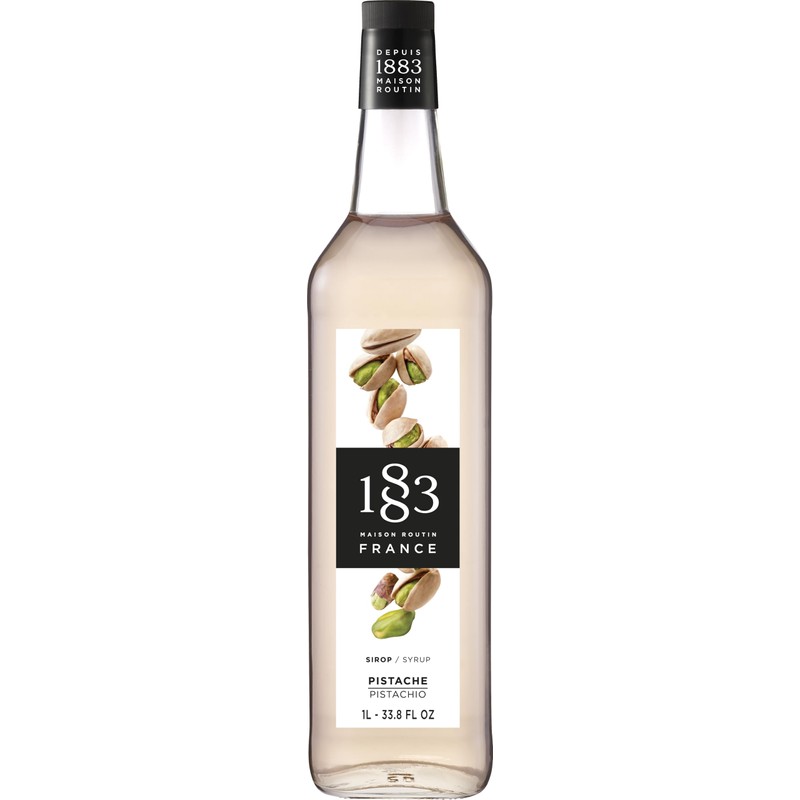 1883 Pistachio Syrup for Drinks, Made in France, 1 Liter