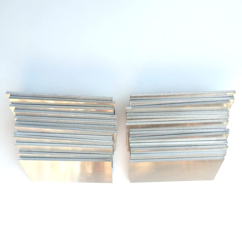 Biscuits Welding Practice Aluminum Parts- 5052 Aluminum - 2*4inch- 24Tablets-Very