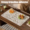 vuacepe Drawer and Shelf Liner for Kitchen Cabinets Non-Adhesive Drawer