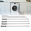 4 PCS Washer Suspension Rods Reduce Noise Stable Support Washing