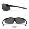 Wiley X │ Unisex │ Outdoor, Tactical Sunglasses │ Wrap