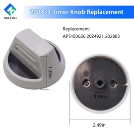 2PC 202133 Timer Knob Compatible with Speed Queen Washer Replace AP5183626 2024921 202883