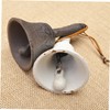 GRIRIW Iron Bell Hand Bells for Pet Training Rustic Decor