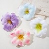 QIUTIMIY 4 Pack Women Flower Hair Clips Artificial Hawaiian Tulip