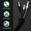 Lenfech Organizador de Cables de 2 y 4 Metros para