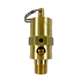 Conrader 1/4" NPT Hard Seat Safety Pressure Relief Valve, 225 PSI, Made In The USA