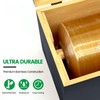 Libreshine Black 18 Inch Plastic Wrap Dispenser with Slide Cutter