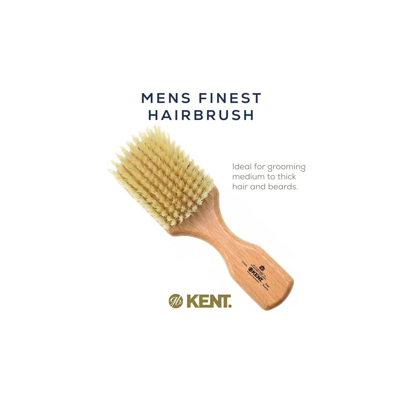 Kent OG2S - Cepillo facial de cerdas suaves de madera