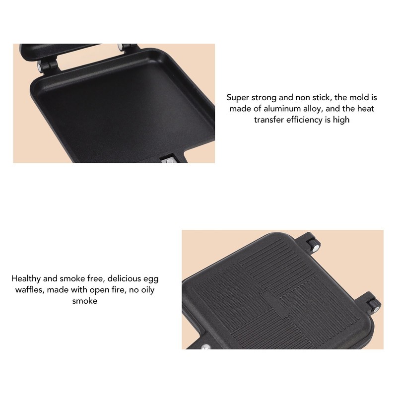 Non Stick Frying Pan Double Sided Aluminium Alloy with Anti