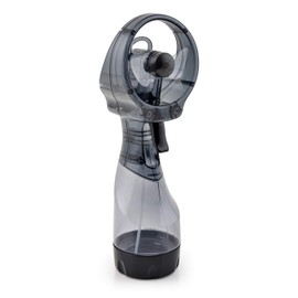 O2COOL Ventilador de nebulización de agua de mano de lujo alimentado por batería (gris)