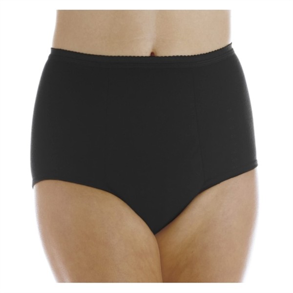 1-Pack Women's Maximum Absorbency Reusable Bladder Control Panties Black 5X (Fits Hip: 55-57")