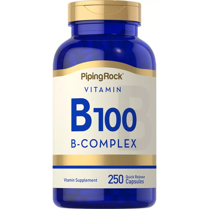 Piping Rock B-100 Vitamin B Complex | 250 Capsules |