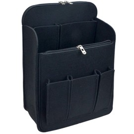 YIICOOLY Bag-In Bag, Inner Bag, Felt, Vertical, Freestanding, Vertical Type, Backpack-In Bag, A4, A5, B5, Large Capacity, Sorting, Travel, Commute, Accessories, Rucksack, Women's, Men's