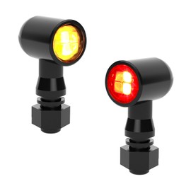 NTHREEAUTO Motorcycle LED Turn Signal Light, Universal Rear Turn Signals Mini Size Brake Tail Light Blinkers Compatible with Harley Honda Kawasaki Suzuki Triumph Yamaha