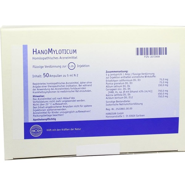 Hanomyloticum Pack of 10x 50x5 ML