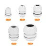 sourcing map 20 Pcs Cable Gland Kit 1/4" 3/8" 1/2"