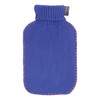 Fashy Hot Water Bottle with Turtleneck Knitted Cover Blue 2