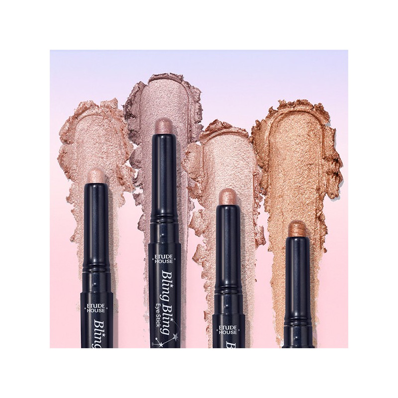 2 Etude Bling Bling Eye Sticks, 2 No. 9 Golden