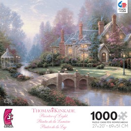 Thomas Kinkade Beyond Spring Gate 1000 Pc Puzzle