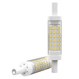 R7S 78mm LED Bulb 5W, Dimmable J Type Double Ended Flood Light (50W Halogen T3 Replacement), 120V 600 Lm, Wall Security Floor Standing Torchiere Lamp for Work and Home, Pack of 2 (4000K Natural White)