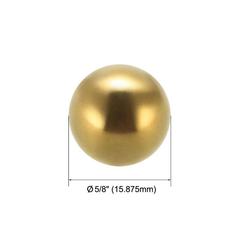 uxcell 5/8 Inch Precision Solid Brass Bearing Balls
