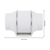 6 Inch Inline Duct Fan, 75W 540m ³/h Efficiency Air