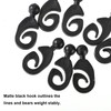 30pcs Gazebo Curtain Hooks, Plastic Shower Track Rings Multipurpose Accessories