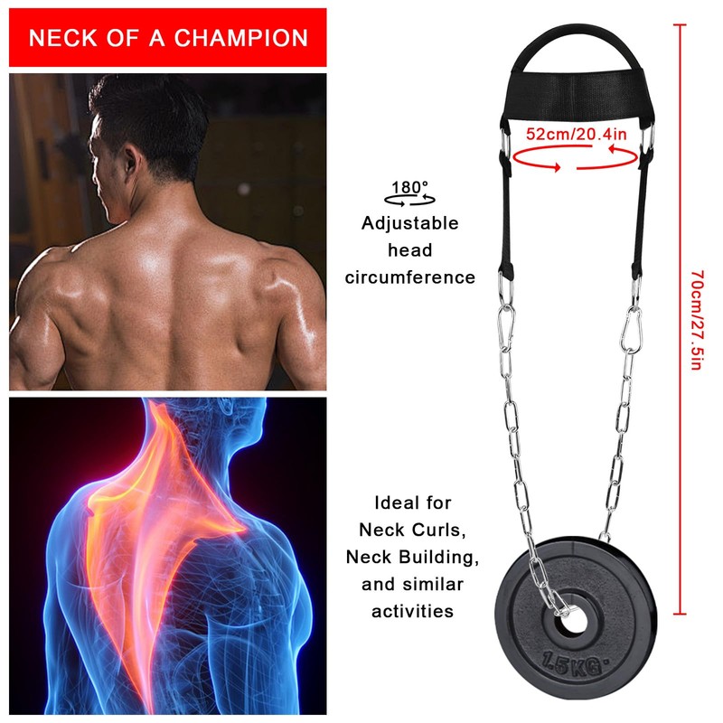 Trendecor Neck Trainer, Neck Trainer, Head Trainer, Men with D