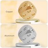 10 Pieces Metal Dice Sets, Aluminium/Copper Dice, Six-Sided Dice Game