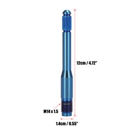X AUTOHAUX Blue M14x1.5 Wheel Alignment Pin Wheel Hanger Rim Stud Pin Guide Tool Car Tire Change Stainless Steel
